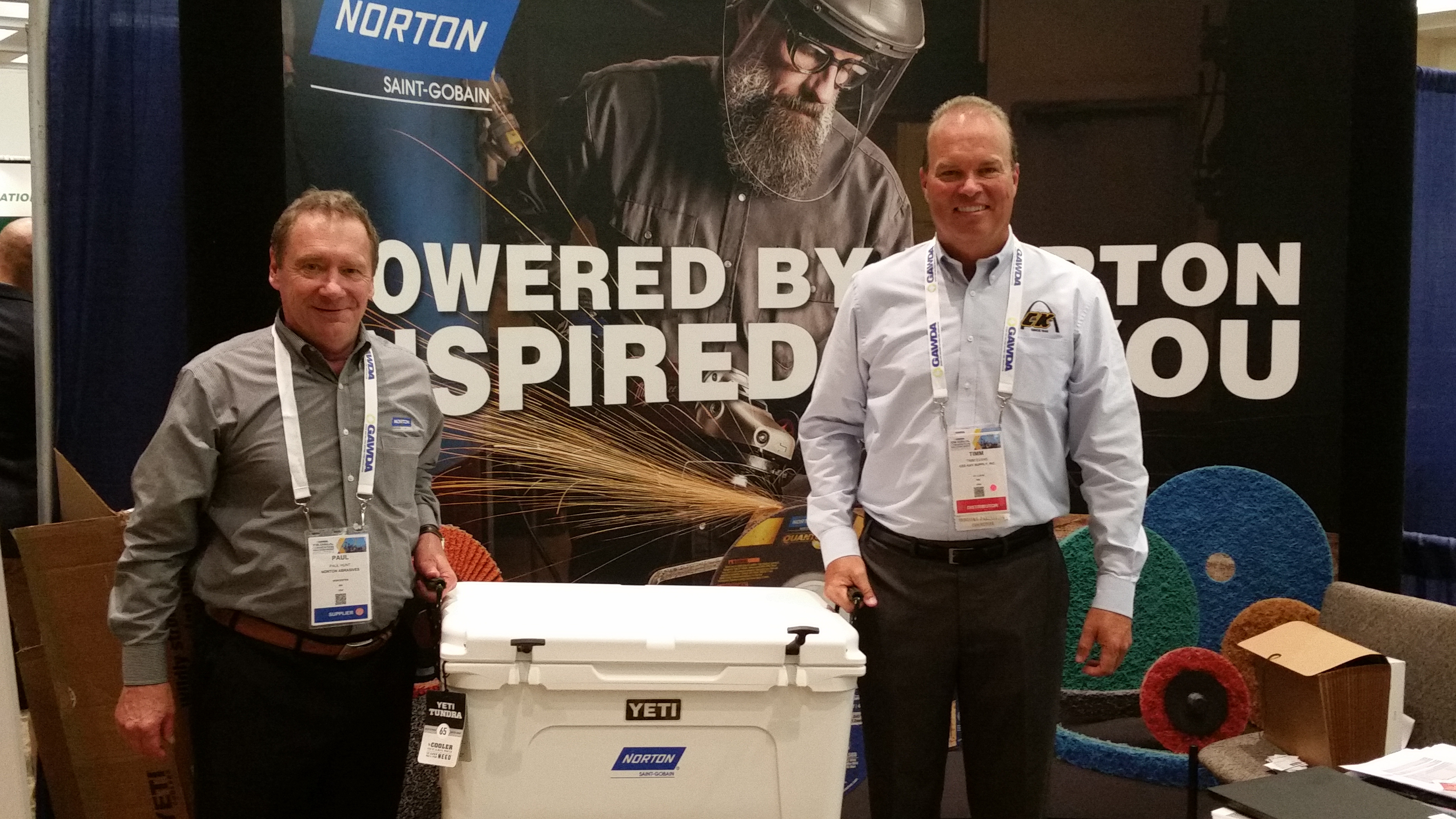 Norton Abrasives – Paul Hunt (Norton) with Timm Evans of Cee Kay Supply