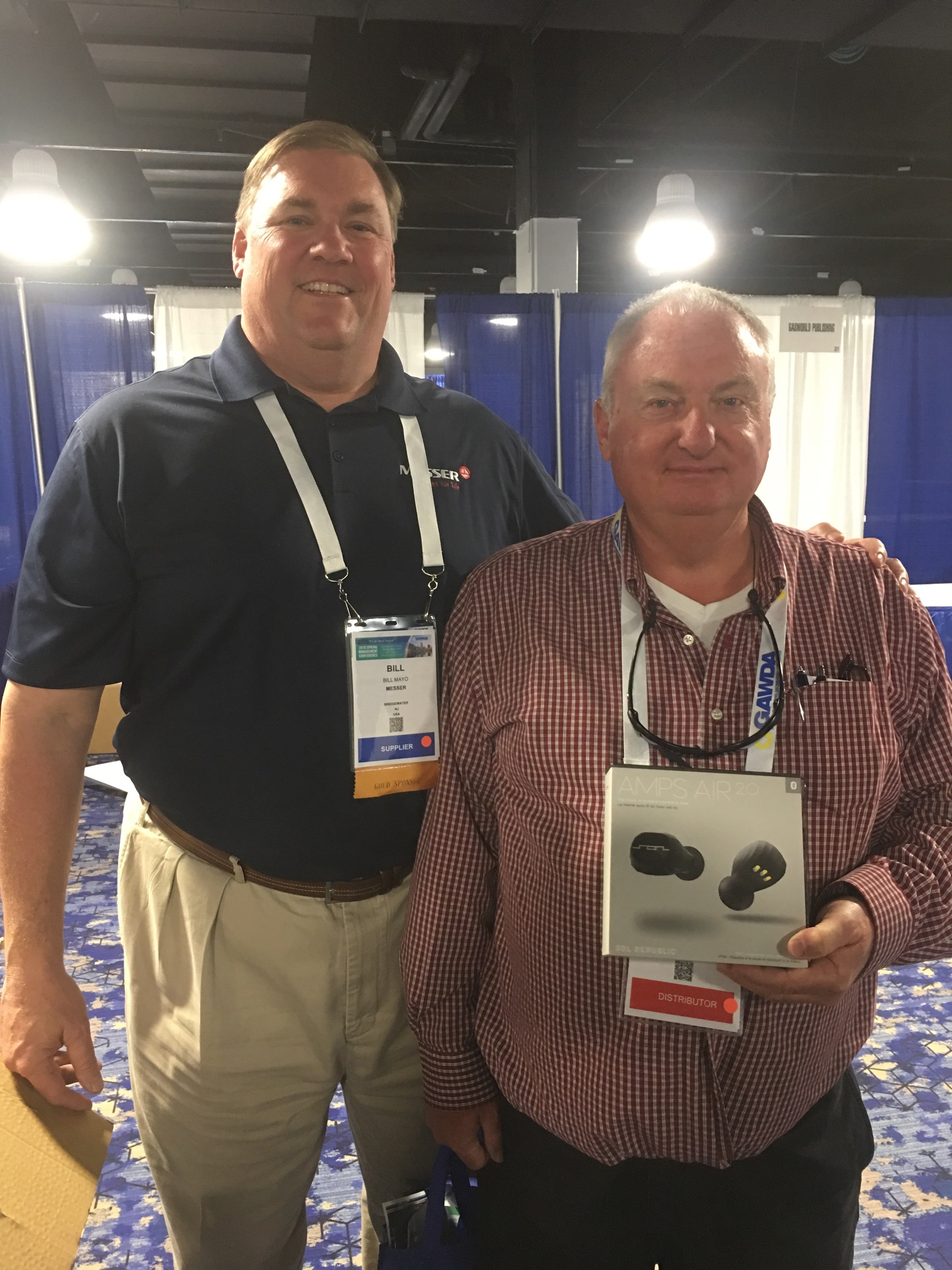 Messer – Zane Lee of Sidney Lee Welding Supplies with Bill Mayo (Messer’s Southeast Region Distributor Sales Manager)