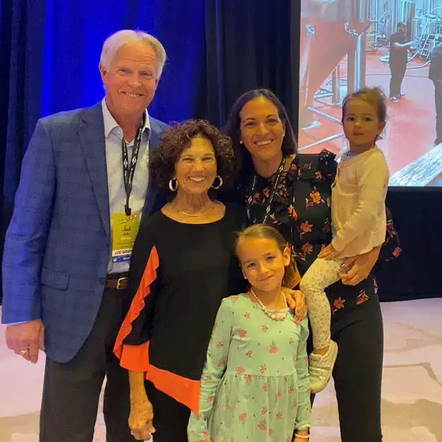 Jack Butler, his wife Elissa, daughter Abydee, and grand daughters. The past, present and future of Butler Gas Products