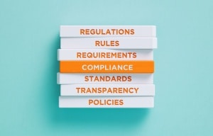 Regulations, Rules, Requirements, Compliance, Standards, Transparency, Polices.