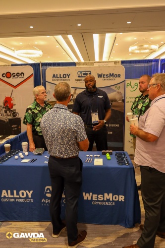 WesMor Cryogenics/Alloy Custom Products 2025 GAWDA Annual Convention Contact Booth Program