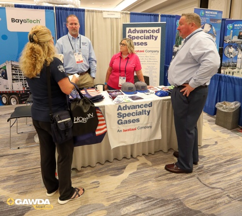 Advanced Specialty Gases 2025 GAWDA Annual Convention Contact Booth Program