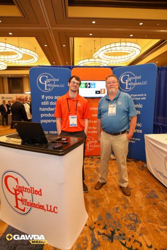 Controlled Efficiencies 2025 GAWDA Spring Management Conference Contact Booth Program