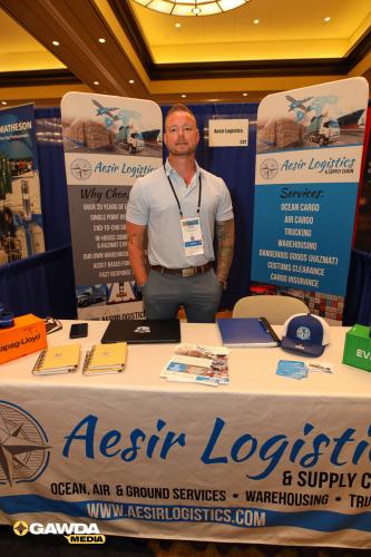 Aesir logistics 2025 GAWDA Spring Management Conference Contact Booth Program